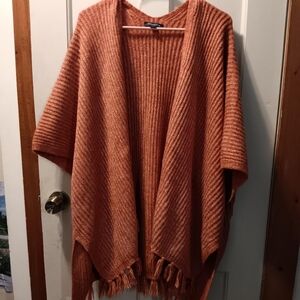 🤠American Eagle Burnt Orange Shawl One Size Fits Most